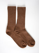 Load image into Gallery viewer, Copper Crew Alpaca Socks - living-water-fibers-and-alpacas