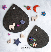 Load image into Gallery viewer, Felt Alpaca Trivets