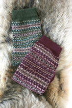 Load image into Gallery viewer, Fair Isle Crew Alpaca Sock - living-water-fibers-and-alpacas
