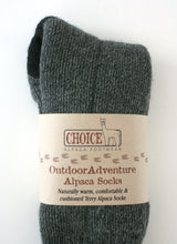 Load image into Gallery viewer, Outdoor Adventure Alpaca Sock - living-water-fibers-and-alpacas