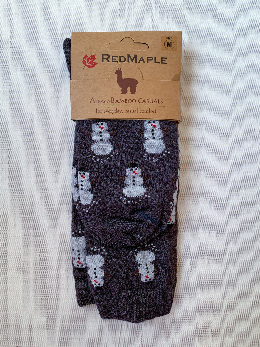 Alpaca Snowman Socks