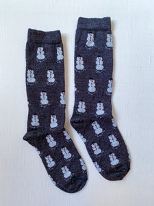 Alpaca Snowman Socks