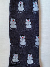 Load image into Gallery viewer, Alpaca Snowman Socks