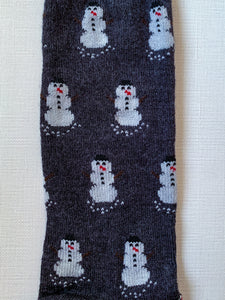 Alpaca Snowman Socks