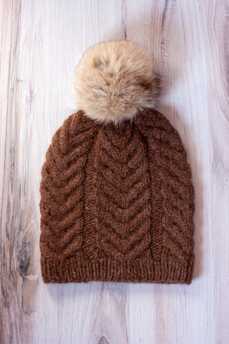 Antler Toque Alpaca Beanie