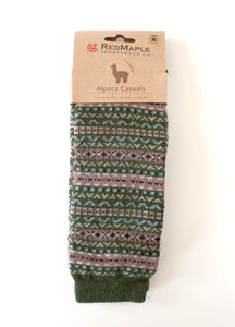 Fair Isle Crew Alpaca Sock - living-water-fibers-and-alpacas