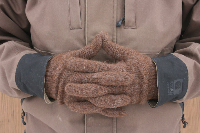 Natural Colored Everyday Alpaca Glove - living-water-fibers-and-alpacas