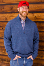 Load image into Gallery viewer, Mens Solid Colored 1/2 Zip Alpaca Sweater