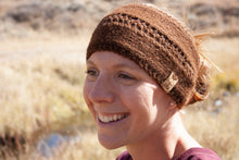 Load image into Gallery viewer, The Aquila Hand Knit Headband - living-water-fibers-and-alpacas