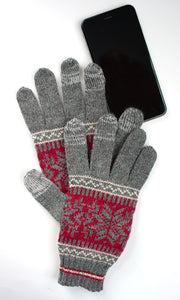 Touch Screen Alpaca Gloves - living-water-fibers-and-alpacas