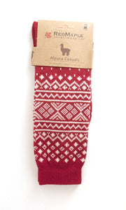 Nordic Alpaca Crew Sock - living-water-fibers-and-alpacas