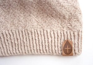 The Moses Hand Knit Hat - living-water-fibers-and-alpacas