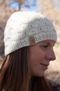 The Esther Hand Knit Cable Hat - living-water-fibers-and-alpacas