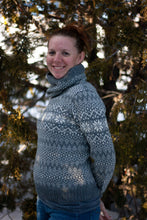 Load image into Gallery viewer, Nordic Cowl Neck Alpaca Sweater